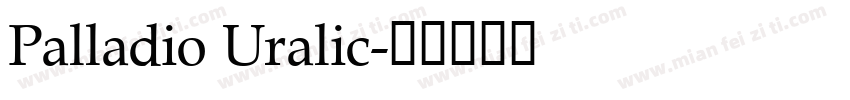 Palladio Uralic字体转换